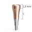 Gerade Attachments PrimeLOC für BioniQ QN - Gingivahöhe: 4 mm