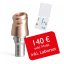 Abgewinkelte Attachments PrimeLOC kompatibel mit CAMLOG 4,3 mm, inkl. Laborset - Typ der Abwinkelung – Gingivahöhe: B – 2 mm