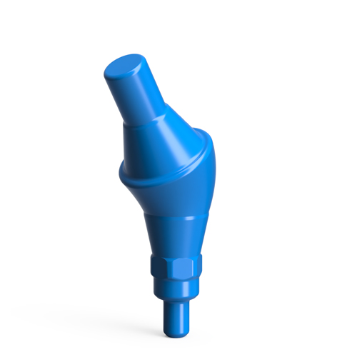 Plastic Screw-On abutments, QR/d4.6/20° – angled