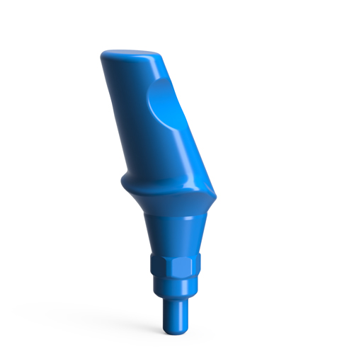 Plastic esthetic abutments, QR/d5.2/25° – angled, wide - Height: L0.7