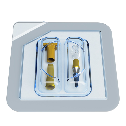 Supplied as a set containing healing cap plus impression and burn-out copings
