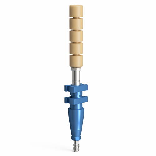 The pin can be extended using the Pin extension for open tray impresson components Ref. No. 2718.05.
