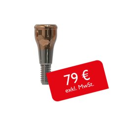 PrimeLOC straight abutment compatible with Ankylos® C/X
