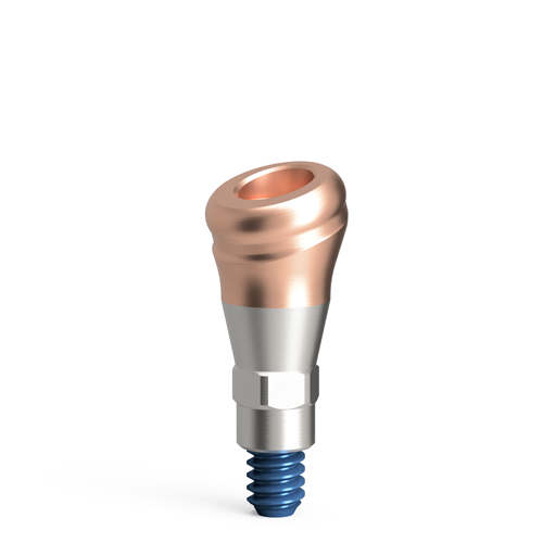 PrimeLOC 18° angled abutment BioniQ QR with All-in-One packaging - Gingival height: 4 mm