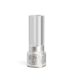 Screw-On burn-out coping, d4.6 with CoCr base