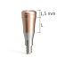 Gerade Attachments PrimeLOC für BioniQ QR - Gingivahöhe: 5 mm