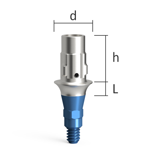 Uni-Base – straight, indexed, QR/I/d4.5/h5.5, indexed, wide