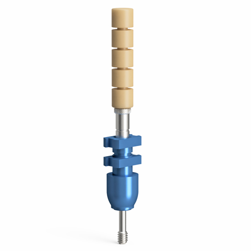 The pin can be extended using the Pin extension for open tray impresson components Ref. No. 2718.05.