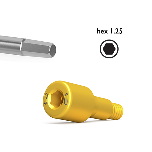 Ersatz-Verschlussschraube, hoch, QN/B - Höhe: L1