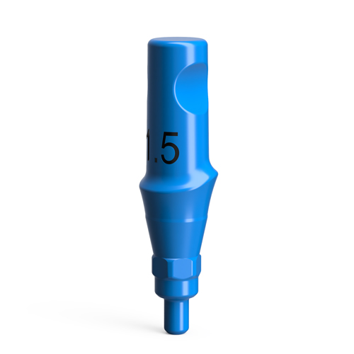 Plastic esthetic abutments, QR/d3.9 – straight, narrow