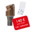 Abgewinkelte Attachments PrimeLOC kompatibel mit CONELOG 3,3 mm, inkl. Laborset - Typ der Abwinkelung – Gingivahöhe: A – 4 mm
