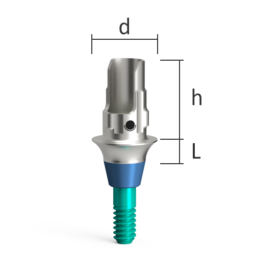 Uni-Base AN – angled, non-indexed, QR/NI/AN/d4.5/h5.5, non-indexed, wide