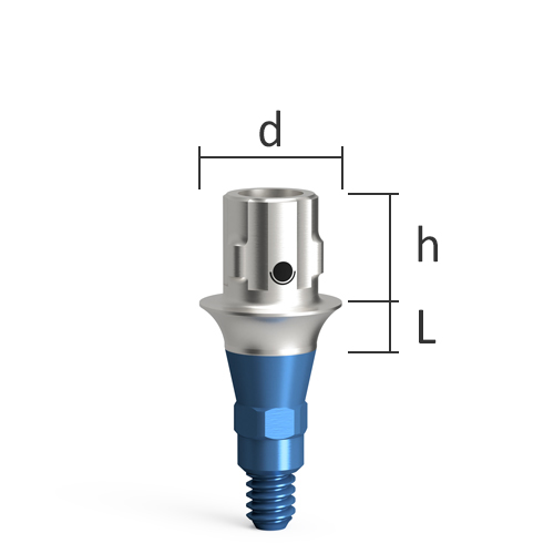 Uni-Base – straight, indexed, QR/I/d4.5/h3.5, indexed, wide