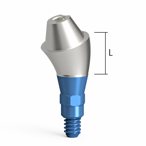 Screw-On abutments – angled, QR/d4.6/20°