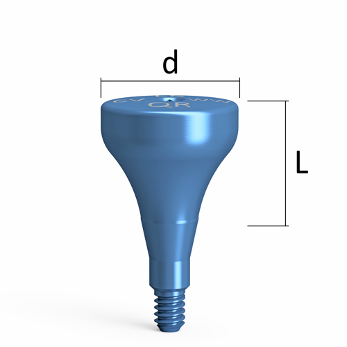 Gingivaformer – extra wide, konkav, QR/CV/d7.0