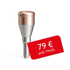 Gerade Attachments PrimeLOC kompatibel mit Straumann Bone Level NC