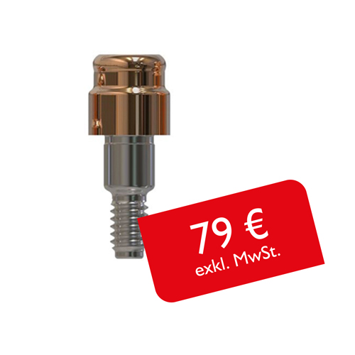 Gerade Attachments PrimeLOC kompatibel mit NobelReplace Tri-Channel Ø 4,3 mm - Gingivahöhe: 1 mm Gerade Attachments PrimeLOC kompatibel mit NobelReplace Tri-Channel Ø 4,3 mm - Gingivahöhe: 1 mm