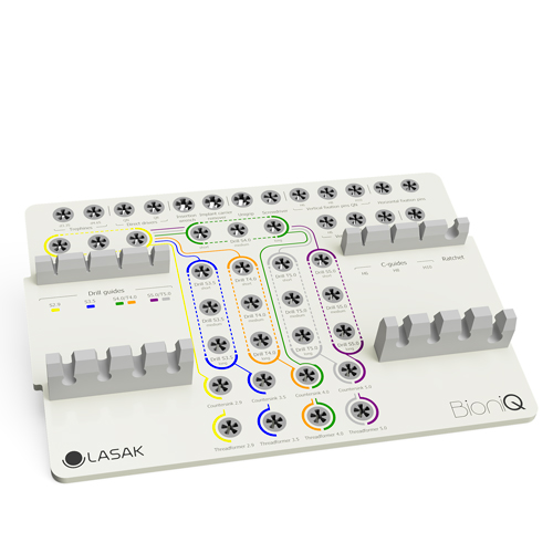 Instrument organizer insert for cassette – mark 2019 (GS)