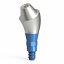Aufbaupfosten Screw-On – abgewinkelt, QR/d4.6/30° - Höhe: L5