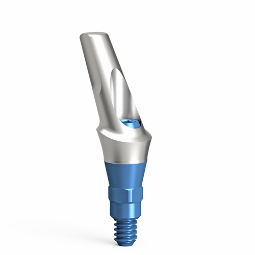 Esthetic abutments – angled, QR/d3.9/25° – narrow