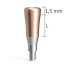 Gerade Attachments PrimeLOC für BioniQ QR - Gingivahöhe: 5 mm