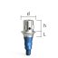 Uni-Base – straight, indexed, QR/I/d4.5/h3.5, indexed, wide