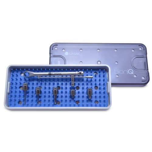 Prosthetic set (Ratchet, Unigrip, insertion wrenches – extra short and long, screwdrivers – short and long)