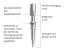 Temporäre Implantate ProImplant, D2.1 - Enossaler Teil: 10 mm