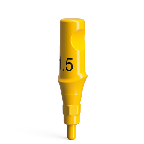 Plastic esthetic abutments, QN/d3.8 – straight, narrow