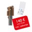 Abgewinkelte Attachments PrimeLOC kompatibel mit CAMLOG 3,8 mm, inkl. Laborset - Typ der Abwinkelung – Gingivahöhe: B – 1 mm