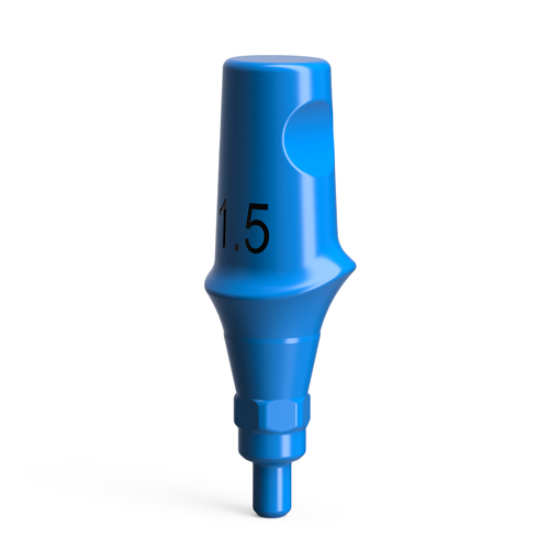 Plastic esthetic abutments, QR/d5.2 – straight, wide