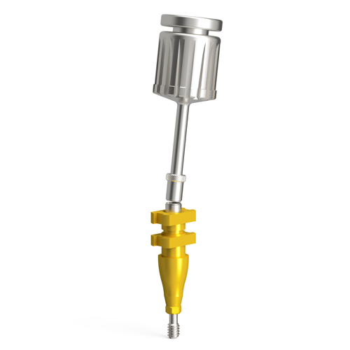 The fastening pin can be shortened by 3.5 mm, if necessary. There is a ring marked on the pin where it can be broken with the help of a screwdriver.