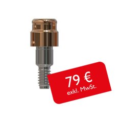 Gerade Attachments PrimeLOC kompatibel mit NobelReplace Tri-Channel Ø 4,3 mm