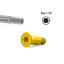 Spare cover screw can be used with any BioniQ system hex1.25 screwdriver.