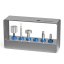 Screw remover set BioniQ, QR, (threadformer, reverse drill, drill guide, claw drill, fragment remover and organizer)