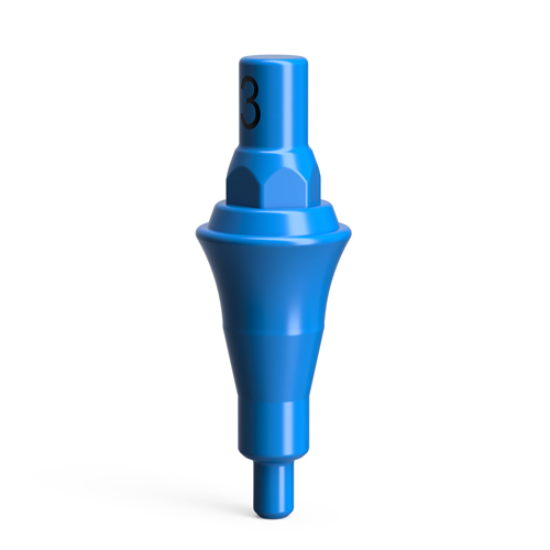 Plastic Screw-On abutments, QR/d4.6 – straight