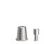 A Screw-On bridge screw for a straight screw channel is delivered with the Ti base. Spare Screw-On bridge screws may be ordered separately under Ref. No. 2106.00.