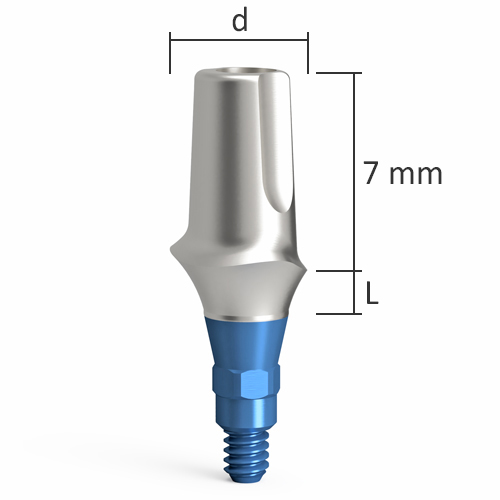 Esthetic abutments – straight, QR/d5.2 – wide