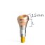 Abgewinkelte Attachments PrimeLOC für BioniQ QN, inkl. Laborset - Gingivahöhe: 3 mm