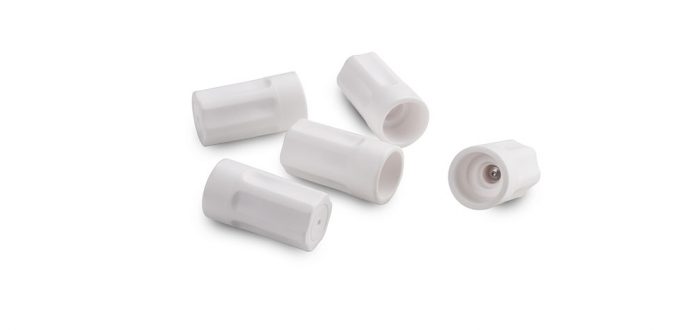 Metapin membrane tacks in plastic carrier