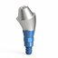 Aufbaupfosten Screw-On – abgewinkelt, QR/d4.6/20° - Höhe: L4
