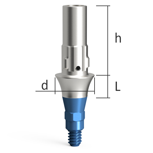 Uni-Base – straight, indexed, QR/I/d4.5/h8.0, indexed, wide